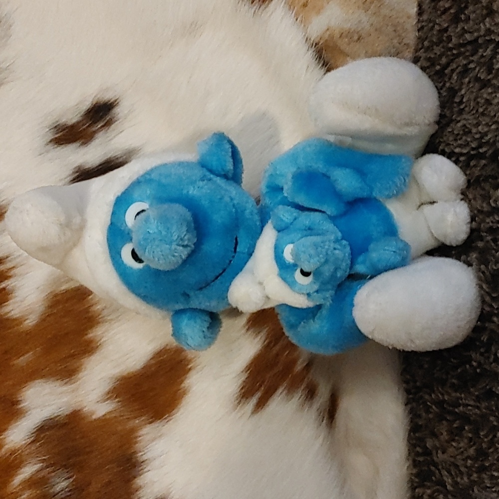 Smurf and Baby Peyo 1981